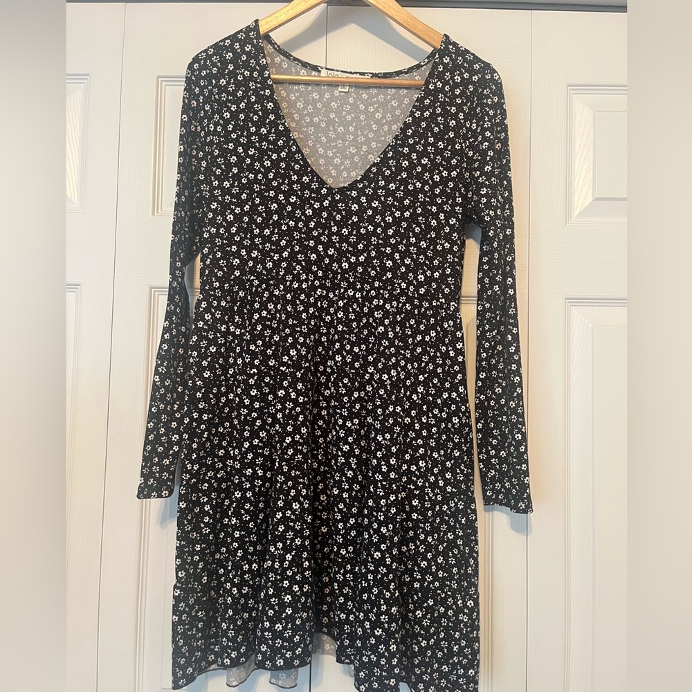 Long Sleeve Floral Dress